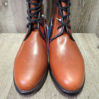 Front Lace Field Boots, zips, 38" Belt *new, v.mnr creases, marks & scuffs
