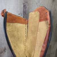 Front Lace Field Boots, zips, 38" Belt *new, v.mnr creases, marks & scuffs
