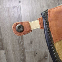 Front Lace Field Boots, zips, 38" Belt *new, v.mnr creases, marks & scuffs
