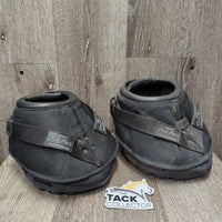 2 Hoof Boots, straps, box, manual, papers *older, 1- xc, mnr scuffs; 1- gc, cleaned, dirt, residue, rubs, scuffs
