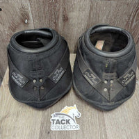 2 Hoof Boots, straps, box, manual, papers *older, 1- xc, mnr scuffs; 1- gc, cleaned, dirt, residue, rubs, scuffs
