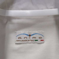 SS Show Shirt, 1/4 Button Up *gc, v.bubbled & crinkled collar, run
