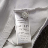 SS Show Shirt, 1/4 Button Up *gc, v.bubbled & crinkled collar, run
