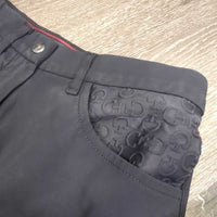 Euro Seat Breeches *gc/fair, repairs, torn pocket, v.faded, dry/cracking stickies
