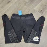Euro Seat Breeches *gc/fair, repairs, torn pocket, v.faded, dry/cracking stickies
