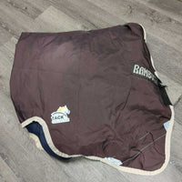 100g Winter Blanket, detach neck, tail *gc, dirty neck, clean, snags, broken snap, mnr wpf, ripped reflectors
