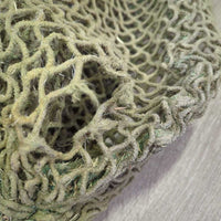 "Trailer Bag" Slow Feed Hay Net *fair, dirt, hair, caked, stained, discolour, stiff, residue, shavings
