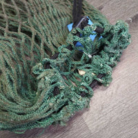 "Trailer Bag" Slow Feed Hay Net *fair, dirt, hair, caked, stained, discolour, stiff, residue, shavings
