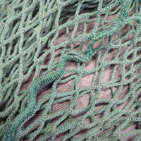 "Day Bag" Slow Feed Hay Net *gc, clean, tears, cuts, mnr hay, residue, stains, faded
