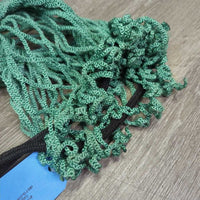 "Day Bag" Slow Feed Hay Net *gc, clean, tears, cuts, mnr hay, residue, stains, faded
