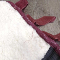 Front & Hind Shipping Boots *gc, clean, older, faded, scuffs, snags, rubs, mnr tears, pills, clumpy, threads
