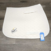 Thin Quilt Jumper Saddle Pad *vgc, clean, mnr stains, older, puckers, rubs, clumpy
