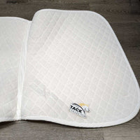 Thin Quilt Jumper Saddle Pad *vgc, clean, mnr stains, older, puckers, rubs, clumpy

