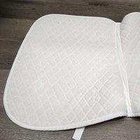 Thin Quilt Jumper Saddle Pad *vgc, clean, mnr stains, older, puckers, rubs, clumpy
