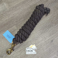 Cotton Lead Rope, snap *gc, clean, faded, mnr residue, pills, snags
