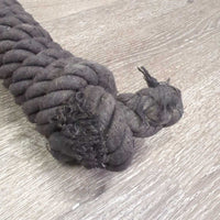 Cotton Lead Rope, snap *gc, clean, faded, mnr residue, pills, snags
