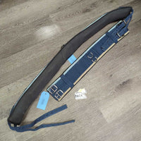 Lungeing Set of 4: Surcingle-11 Rings, girth, bit convertor, Lunge Line *vgc, clean & mnr dirt, stains, stretched fabric & holes
