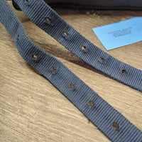 Lungeing Set of 4: Surcingle-11 Rings, girth, bit convertor, Lunge Line *vgc, clean & mnr dirt, stains, stretched fabric & holes
