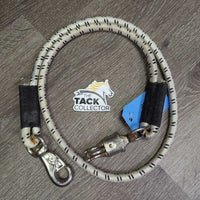 Nylon - Bungee Cross Tie, quick release, bull snap *vgc/gc, clean, mnr stains/dingy, frays, fading, rust
