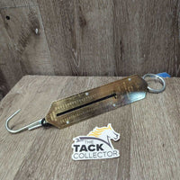 Hanging Feed Scale, hook *vgc, mnr scuffs, residue
