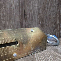 Hanging Feed Scale, hook *vgc, mnr scuffs, residue

