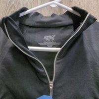 SS Shirt, 1/2 zip *vgc/gc, mnr rubs & pills
