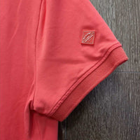 SS Polo Shirt, 1/2 Button Up *xc, clean, v.mnr cuff rubs
