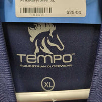 SS Polo Shirt, 1/2 Snap Up *xc, older, v.mnr marks
