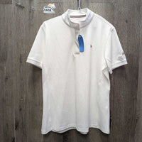 MENS SS Show Shirt, 1/4 Button Up *xc/vgc, clean, mnr collar edge rubs & pills
