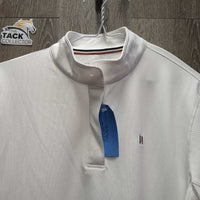 MENS SS Show Shirt, 1/4 Button Up *xc/vgc, clean, mnr collar edge rubs & pills
