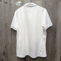 MENS SS Show Shirt, 1/4 Button Up *xc/vgc, clean, mnr collar edge rubs & pills
