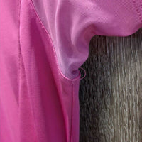 SS Show Sun Shirt, 1/2 Snap Up, Mesh Pits Snap Collar *vgc/gc, crinkled & puckered collar/Trim
