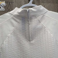 SS Show Shirt, 1/4 Zip Up, tag *new
