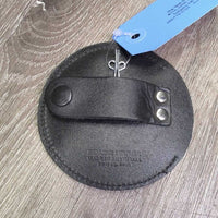 Round Show Number Holder, full #3 number set, snap, hook *vgc, older, mnr creases, mnr undone edge glue
