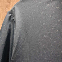 SS Show Shirt, 1/3 Zip Up, Bling *xc/like new
