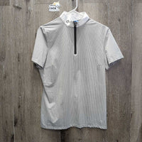 SS Show Shirt, 1/3 Zip Up *xc, v.mnr seam puckers
