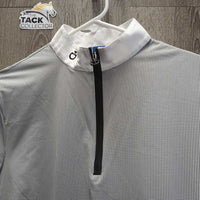 SS Show Shirt, 1/3 Zip Up *xc, v.mnr seam puckers

