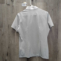 SS Show Shirt, 1/3 Zip Up *xc, v.mnr seam puckers
