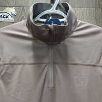SS Show Shirt, 1/3 Zip Up *vgc/gc, mnr snags, seam rubs & pills

