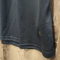 SS Show Shirt, 1/3 Zip Up *vgc/xc, mnr collar rubs & threads
