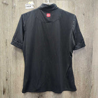 SS Sun Shirt, 1/3 Zip Up, Mesh Pits *vgc, puckered collar, older?
