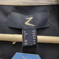 LS Show Sun Shirt, 1/2 Snap Up, Snap Collar, Mesh Sleeves *gc, puckered collar & cuffs, mnr cuff stains, puckedrs
