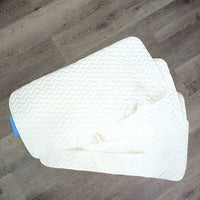 4 Cotton Leg Quilts *vgc, clean, stains, mnr dirt, hair
