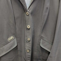 Technical Show Jacket, Zipper, Buttons, Garment Bag *vgc, lg pit stains?residue, broken bag zipper
