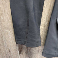 Technical Show Jacket, Zipper, Buttons, Garment Bag *vgc, lg pit stains?residue, broken bag zipper
