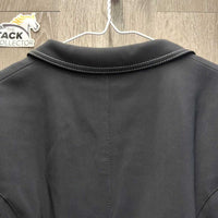 Technical Show Jacket, Zipper, Buttons, Garment Bag *vgc, lg pit stains?residue, broken bag zipper
