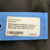 Technical Show Jacket, buttons, Garment Bag, tags *new
