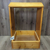 Handmade Wood Saddle Stand, bottom tray *vgc, clean, marker
