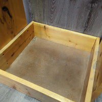 Handmade Wood Saddle Stand, bottom tray *vgc, clean, marker
