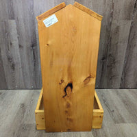 Handmade Wood Saddle Stand, bottom tray *vgc, clean, marker
